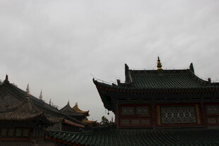 中式古建筑屋顶景观