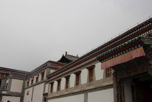 中式古建筑屋檐景致