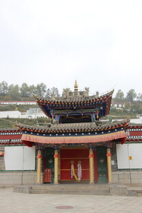 传统中式庙宇建筑景观