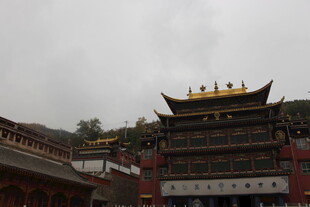 中式古建筑寺庙景观