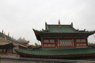 中式古建筑屋顶景观