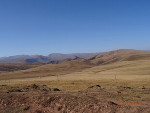 广袤荒原上的开阔风景