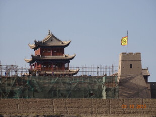 古城墙与城楼景观