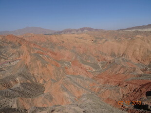 壮丽丹霞地貌景观