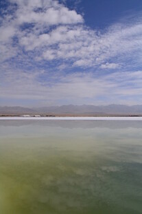 梦幻盐湖风光