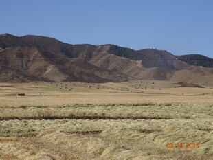 广袤荒原与远山景观