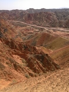 壮丽丹霞地貌景观