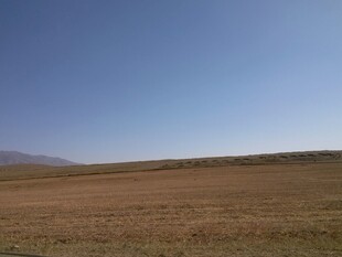 广袤荒原蓝天景