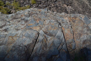 纹理独特的岩石表面