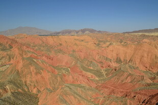 壮丽丹霞地貌景观