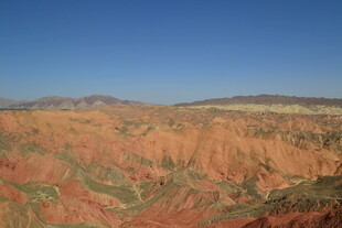 壮丽丹霞地貌景观