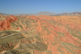 壮丽丹霞地貌景观