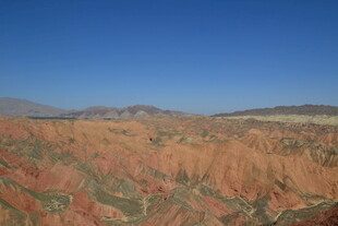 壮丽丹霞地貌景观