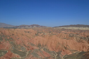 壮丽丹霞地貌景观