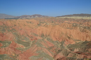 壮丽丹霞地貌景观