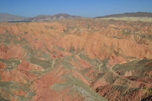 壮丽丹霞地貌景观