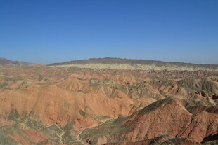 壮丽丹霞地貌景观