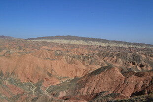 壮丽丹霞地貌景观