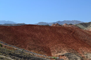 壮丽丹霞地貌景观