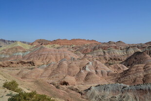 五彩斑斓的壮丽丹霞地貌