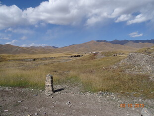 旷野中的孤独路标