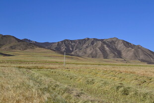 草原与远山的壮美风景