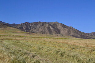 草原上的巍峨山脉