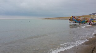 海边多彩建筑的美丽景致