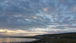 海边黄昏天空云彩美景