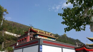 中式古建筑一角