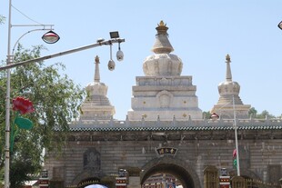 古老佛塔建筑景观