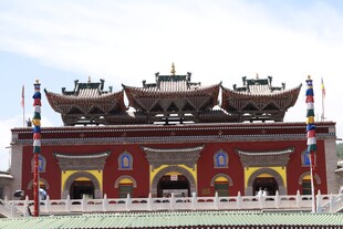 中式传统庙宇建筑景观