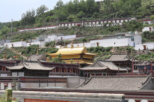 古色古香佛教寺院建筑群