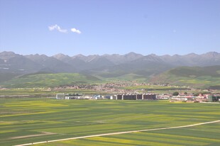 田园风光 远山近田之美景