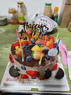 巧克力生日蛋糕