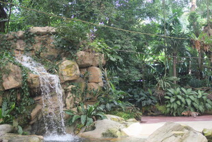 自然风园林瀑布景观