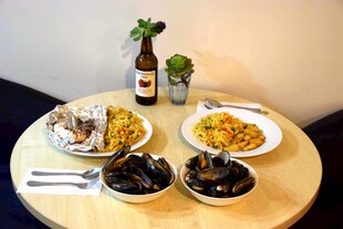 丰盛美味的海鲜佳肴聚会