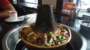 铜锅涮菜 美味诱人