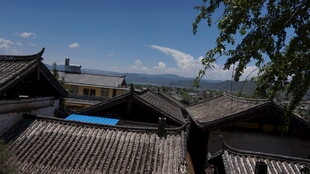 古村落屋顶风光