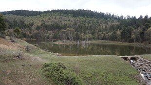 山间湖畔风景