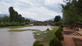 河畔风光 自然宁静景致