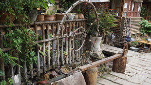温馨田园风庭院一角