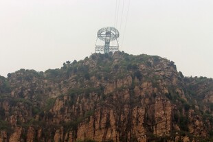 石林峡山顶独特建筑景观