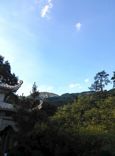 山林中的古建筑景观