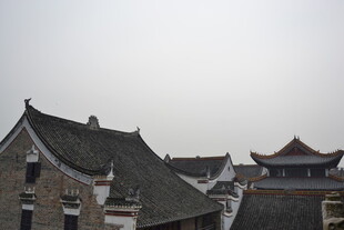 中式古建筑屋顶景观