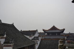 中式古建筑屋顶景观