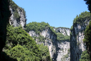 壮丽峡谷自然风光