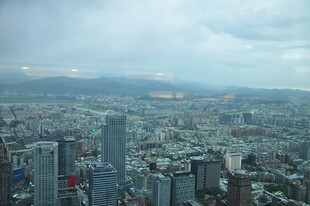 俯瞰城市全景景观