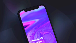 深色科技感样机 移动端界面设计