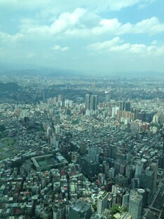 俯瞰繁华都市景观